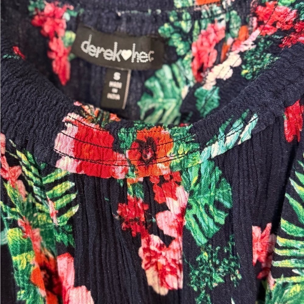 Floral Print Romper - Picture 2 of 2